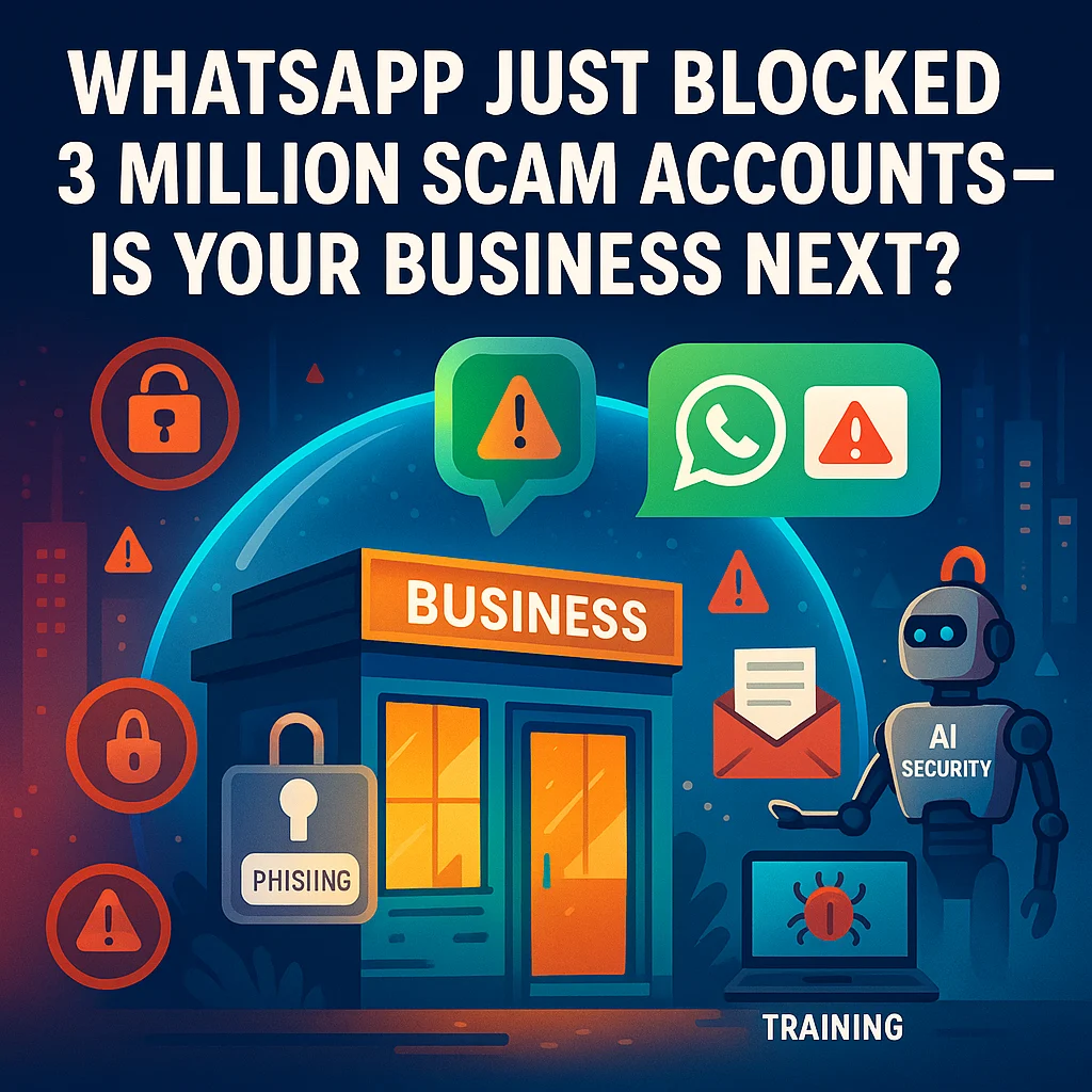WhatsApp Just Blocked 3 Million Scam Accounts—Is Your Business Next?